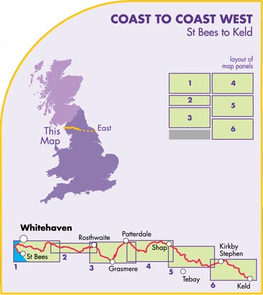Coast to Coast West Path Map- Harvey