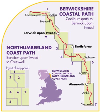 Northumberland Coast Path & Berwickshire Coastal Path- Harvey