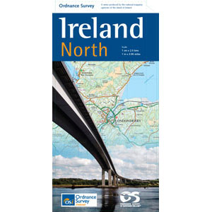 Ireland North Map 1:250 000