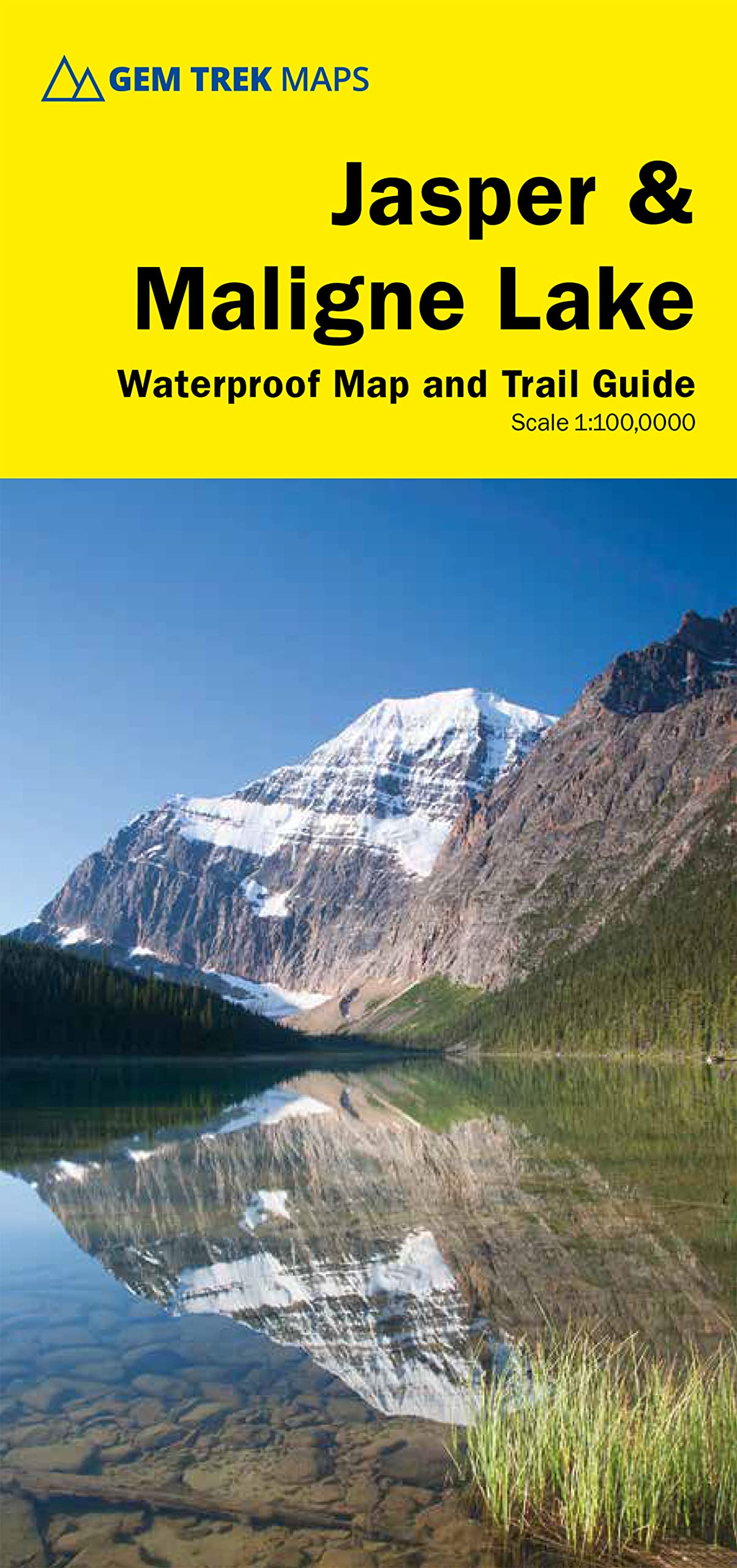 Jasper & Maligne Lake Gem Trek Maps 2022