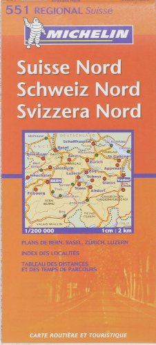 551- Switzerland North Road Map (2009)