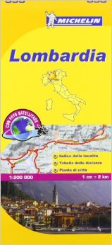 353 Lombardia Michelin Map Italy