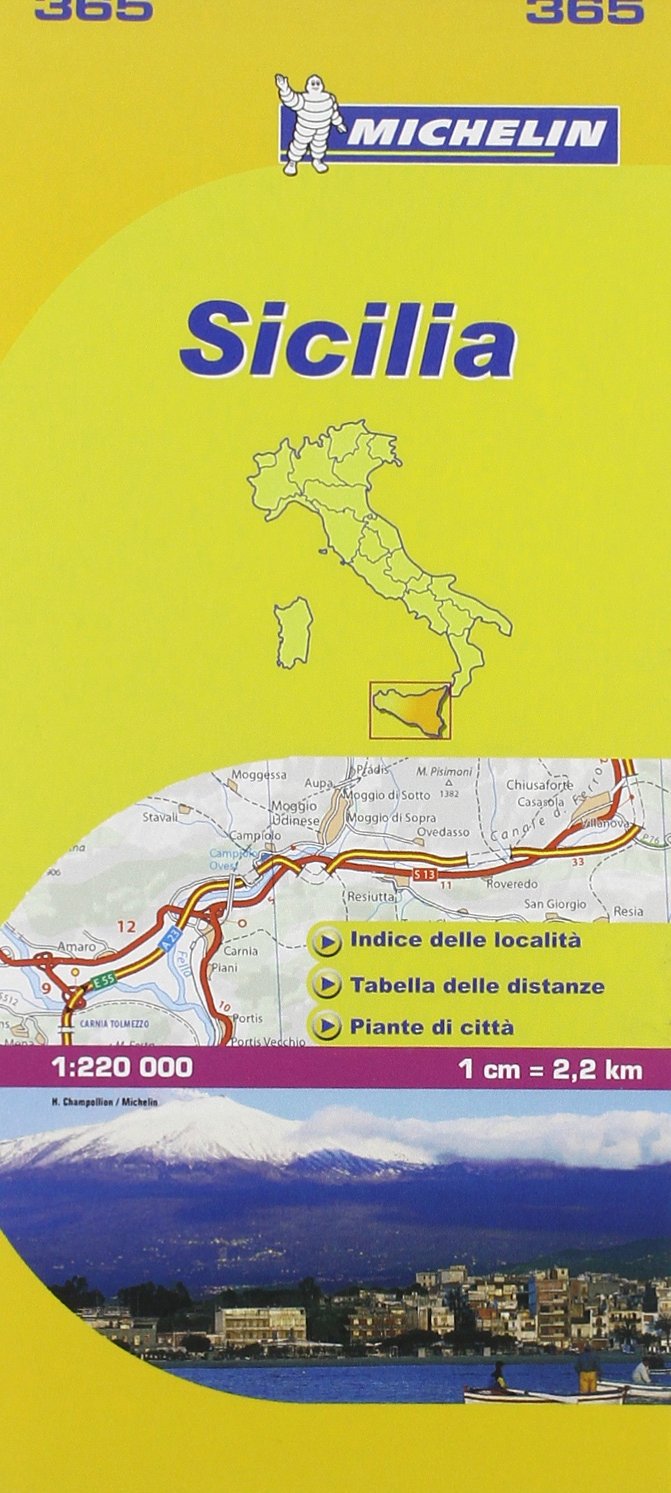 Italy: Sicily 1:200,000 - MH365- 2020 edi