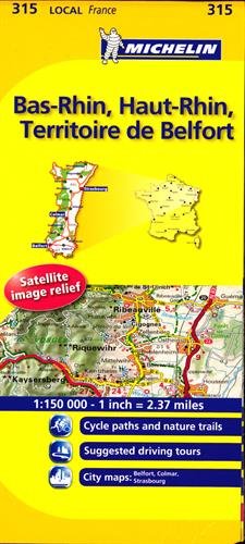315- Bas-Rhin, Belfort Map