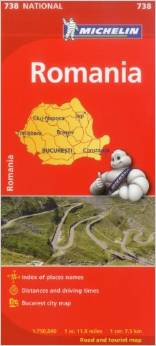 738 Romania Map Michelin