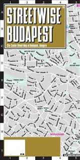 Budapest Laminated City Center Street Map Streetwise
