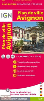 Avignon City Map 1:10,000 IGN