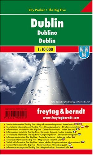 Dublin City Pocket Map (FB) 1:10,000