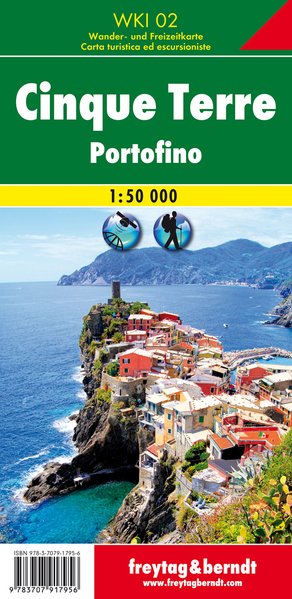 Cinque Terre Portofino Walking Map - 2019