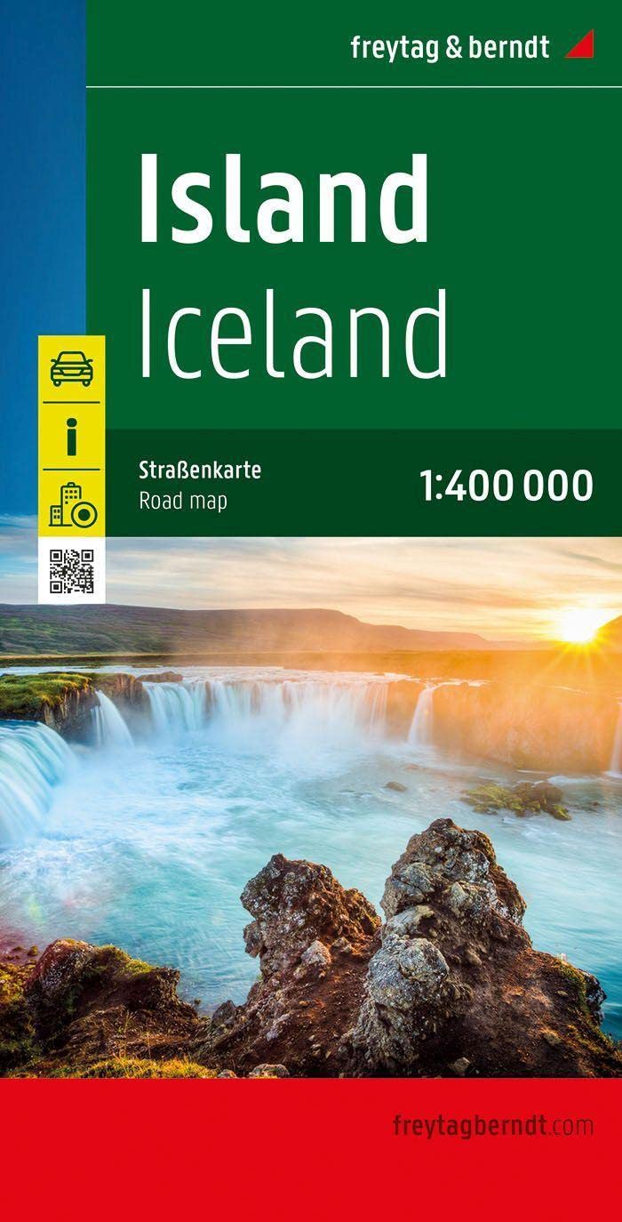 Iceland FB Road Map 1: 400,000