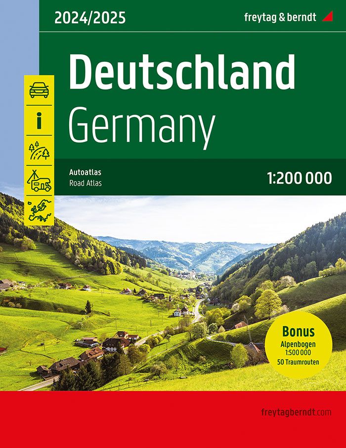 Germany Road Atlas 1:200,000 - FB - 2023