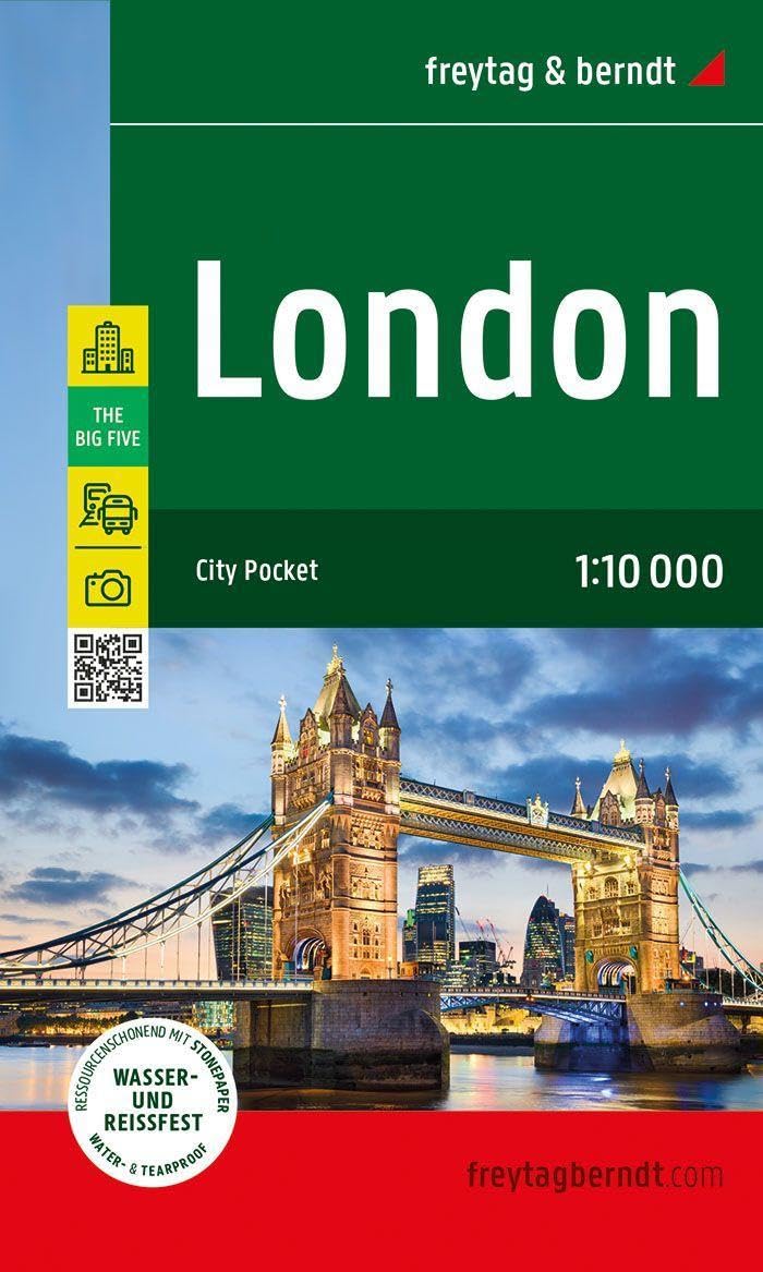 London City Pocket Map 1:10,000 -2024 Ed