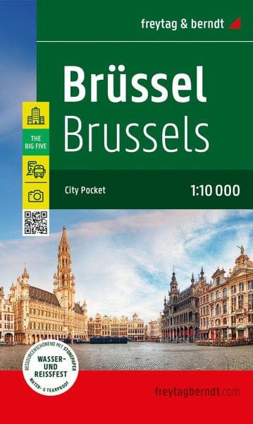 (image for) Brussels FB City Pocket Map - 2025 Edition