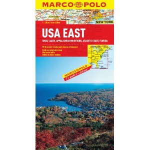 USA, East (Marco Polo Map) 1 : 2 000 000