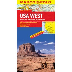 USA, West (Marco Polo Maps)