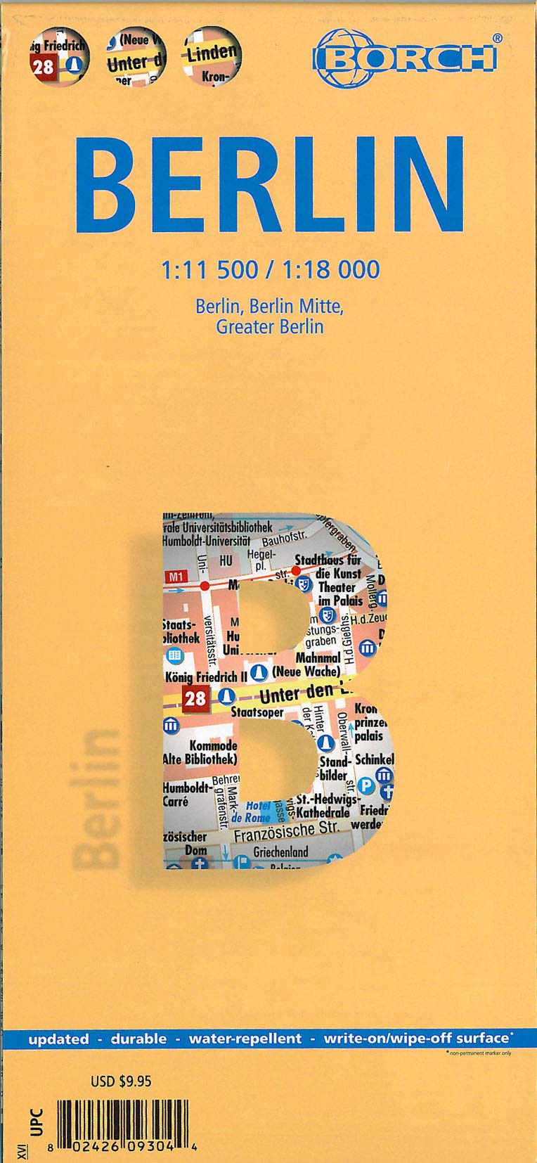 Berlin Borch City Map 1:11500/1:18000- 2019