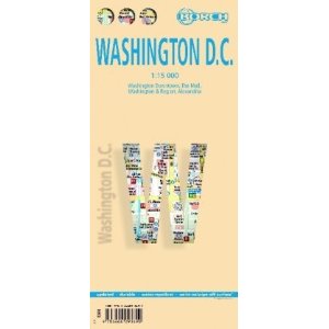 Washington DC Borch City Map 1:15,000