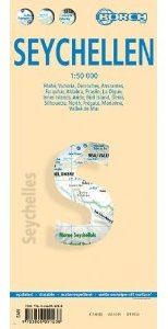 Seychelles Borch Road Map 1:400,000-2020