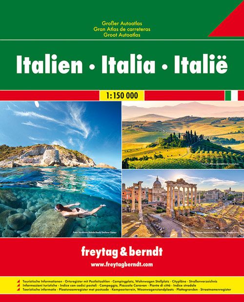 Italy, Great Road Atlas 1:150K
