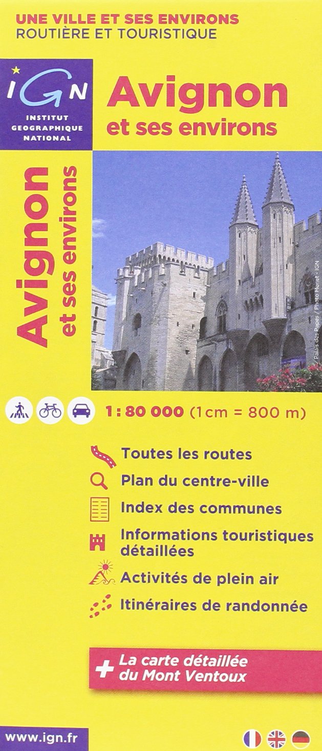 Avignon and Surroundings 1:80K