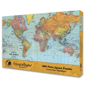 World Puzzle 1000 Pieces 75 X 50cm