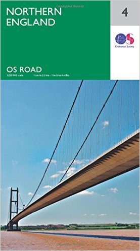 Northern England (OS Road Map) 1:250K