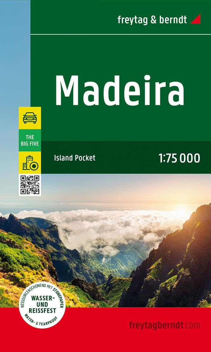 Maderia Island Pocket FB Map 1:75,000 - 2024 Ed